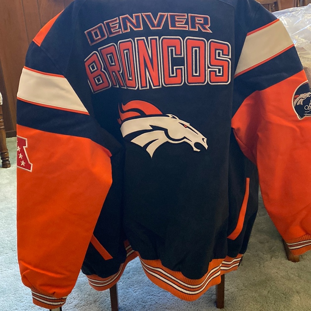 Denver Broncos licensed jacket. NWT. XXL